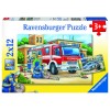 Polizei und Feuerwehr Puzzle 2 x 12 Teile