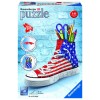Sneaker American Style, 108 Teile 3D Puzzle Organizer