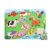 HOLZ-PUZZLE TIERE 10-TLG. 130747A