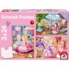 Märchenhafte Prinzessin Puzzle 3x24 TEILE
