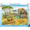 Afrikas Tierwelt 30-48 Teile Rahmenpuzzle