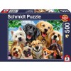 Hunde-Selfie Puzzle 500 Teile