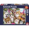 Katzen-Selfie Puzzle 500 Teile