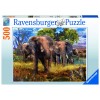 Elefantenfamilie Puzzle 500 Teile