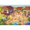Lustiger Bauernhof, Puzzle 40 Teile, mit Add-on (Bauernhof-Set)