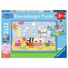 PP: Peppas Abenteuer Puzzle 2x12 Teile