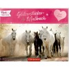 Pferdefreunde: Glitzersticker-Malbuch