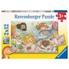 Kleine Feen und Meerjungfrauen Puzzle 2x12Teile