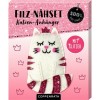 Ruck, zuck kreativ! Filz-Nähset Katzen-Anhänger (100% selbst gemacht)
