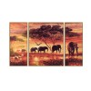 MNZ - Elefanten-Karawane (Triptychon)