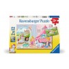 Zauberhafte Freundschaft Puzzle 2x12 Teile