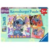 Disney Stitch Einfach nur spielen Puzzle 3x49 Teile