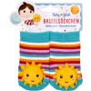 Rasselsöckchen Sonne - BabyGlück, one size (2-12 Monate)