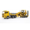 Bruder MAN TGA Tieflader mit JCB 4CX Baggerlader 02776