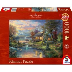 Im Naturparadies, Puzzle 1000 Teile Thomas Kinkade