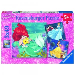 DPR: Abenteuer der Prinzessinnen Puzzle 3 x 49 Teile