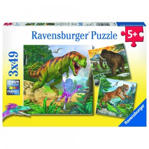 Herrscher der Urzeit Puzzle 3 x 49 Teile