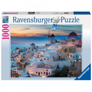 Abend über Santorini Puzzle 1000 Teile