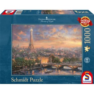 Paris, Stadt der Liebe Puzzle 1000 Teile Thomas Kinkade