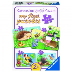 Süße Gartenbewohner 2,4,6,8 Teile My first puzzles