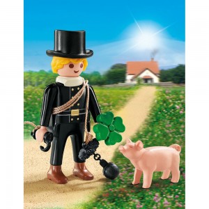 Schornsteinfeger mit Glücksschweinchen Playmobil