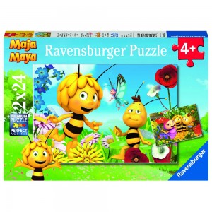 Biene Maja und ihre Freunde Puzzle 2 x 24 Teile