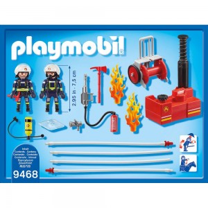 Playmobil 9468 Feuerwehrmänner mit Löschpump