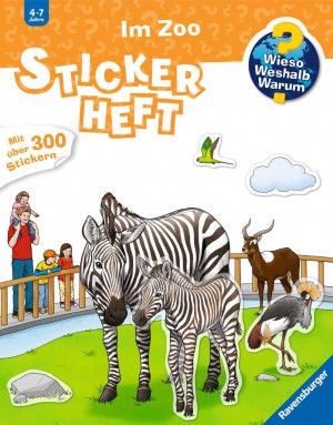 Wieso? Weshalb? Warum? Stickerheft: Im Zoo