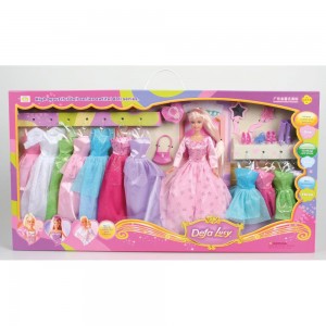 PUPPE-SET LUCY PRINZESSIN 29CM 8027