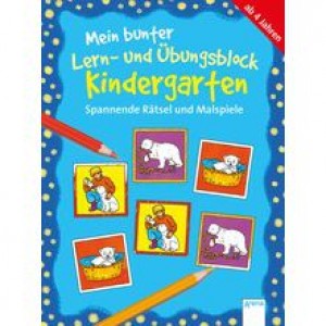 Mein bunter Lern- und Übungsblock- Spannende Rätsel und Malspiele