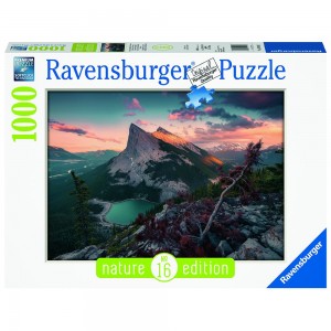 Abends in den Rocky Mountains Puzzle 1000 Teile