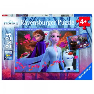 DFZ: Frozen 2 Frostige Abenteuer Puzzle 2 x 24 Teile