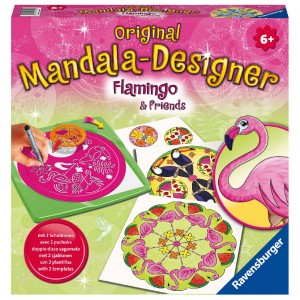 Mandala-Designer Midi Flamingo & Friends