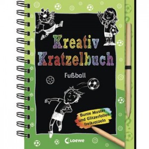 Kreativ-Kratzelbuch Fußball