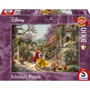 Disney, Schneewittchen - Tanz mit dem Prinzen, Puzzle 1000 Teile Thomas Kinkade