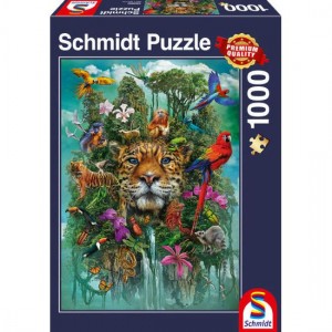 König des Dschungels Puzzle 1000 Teile