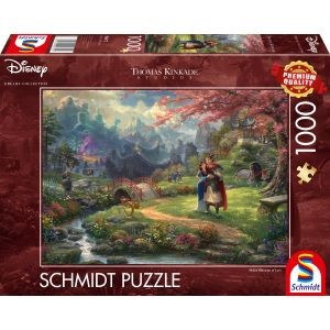 Disney, Mulan Puzzle 1000 Teile Thomas Kinkade