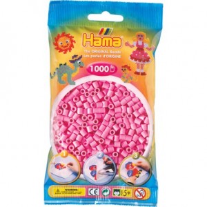 Hama Bügelperlen 1.000 Stk Pastell Pink (50)