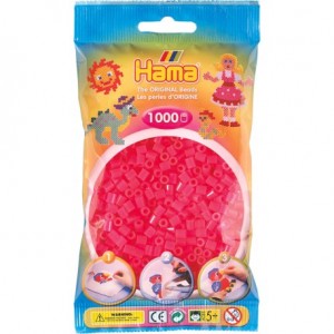 Hama Bügelperlen 1.000 Stk Neon Pink (50)