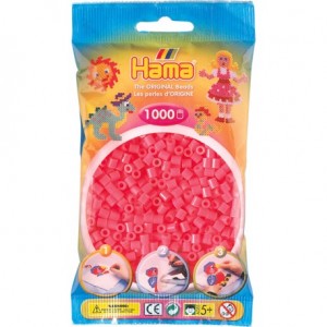 Hama Bügelperlen 1.000 Stk Neon Cherry (50)