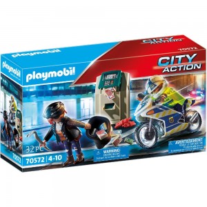 Playmobil 70572 Polizei-Motorrad: Verfolgung