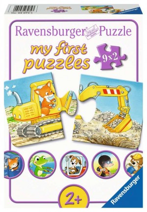 Tierische Baustelle my first puzzles 9x2 Teile
