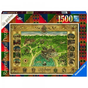 Hogwarts Karte Puzzle 1500 Teile