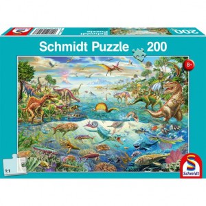 Entdecke die Dinosaurier Puzzle 200 Teile