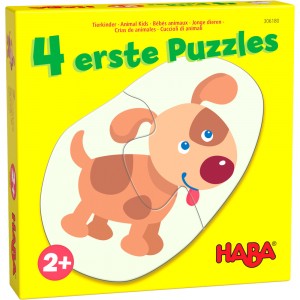4 erste Puzzles – Tierkinder HABA