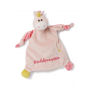 NICI Schmusetuch Einhorn "Windelprinzessin"