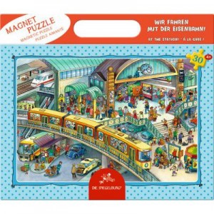 Magnetpuzzle Wir fahren mit der Eisenbahn! (30 Teile)