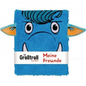 Freundebuch: Der Grolltroll - Meine Freunde (Plüscheinband)