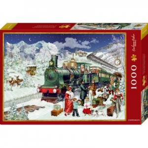Puzzle Nostalgische Eisenbahn - B.Behr (1000 Teile)