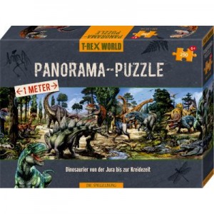 Panorama-Puzzle T-Rex World (250 Teile)